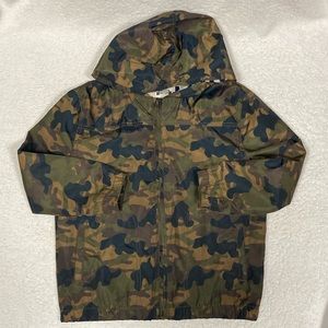 Gymboree camouflage lined windbreaker boys medium 7/8